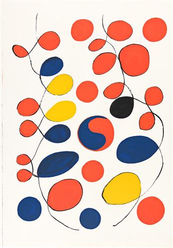 ALEXANDER CALDER Three color lithographs.